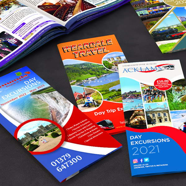 A5 & DL Day Excursion Brochures